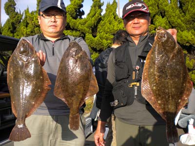 全日本カレイ投げ釣り大会-石巻会場にて